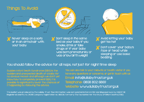 Co-sleeping: What not to do