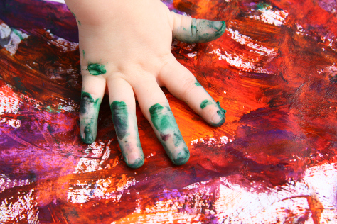 Baby hand art