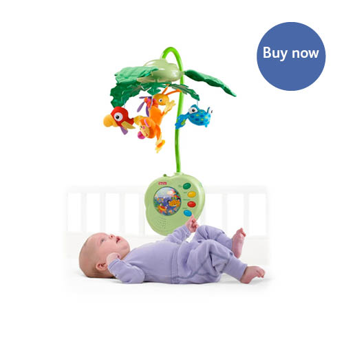 Fisher Price – Rainforest Peek-A-Boo Leaves Musical Mobile