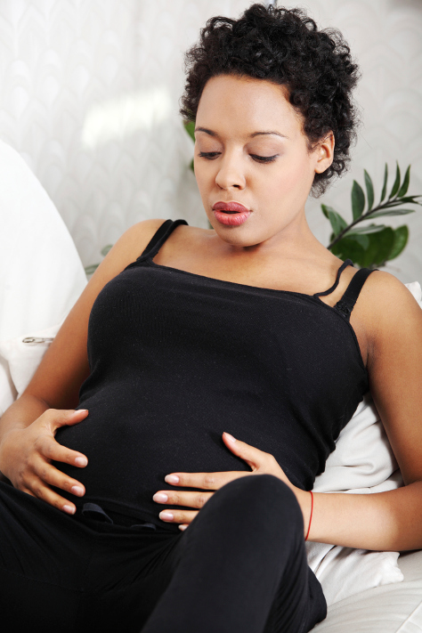 Woman in labour