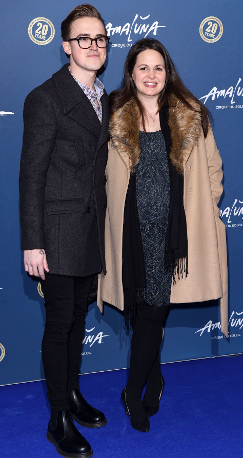 Tom Fletcher and wife Giovanna