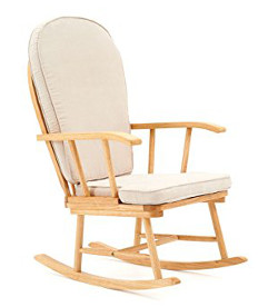 Mothercare Natural Rocking Chair with Beige Cushion
