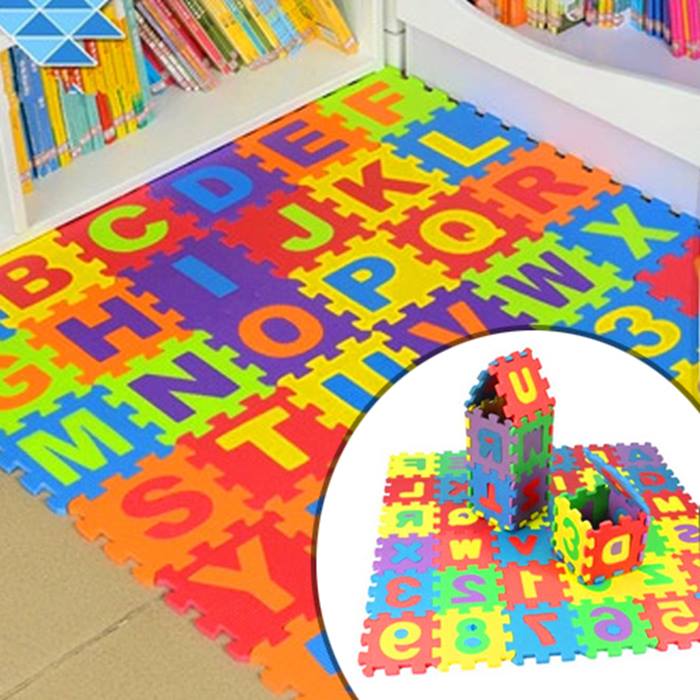 36Piece Foam Alphabet Mat