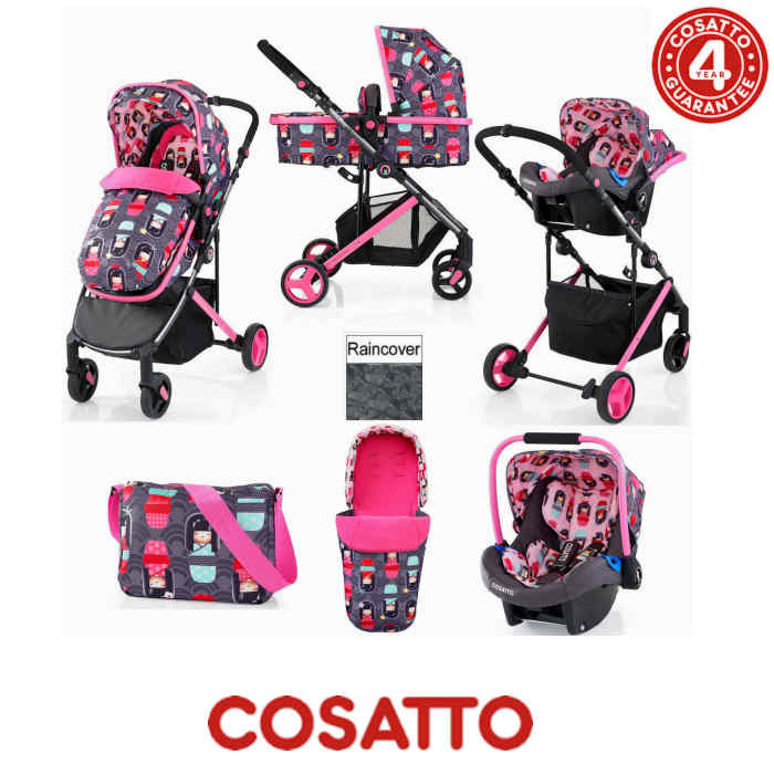 pink cosatto travel system