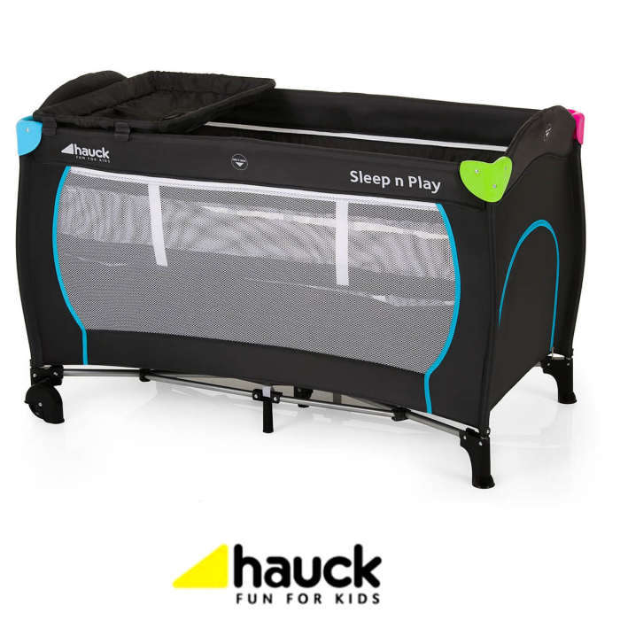 Hauck Sleep n Play Center Travel Cot / Playpen Multicolour Black
