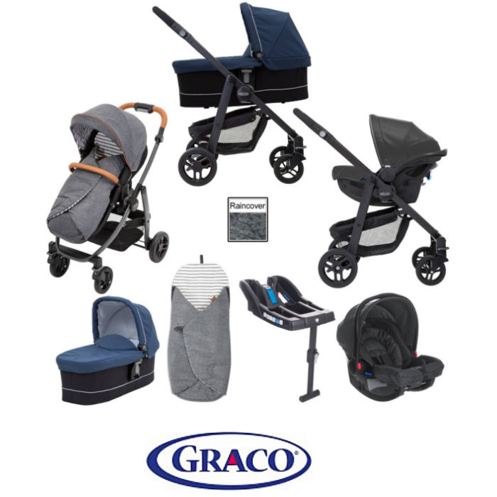 graco evo breton stripe