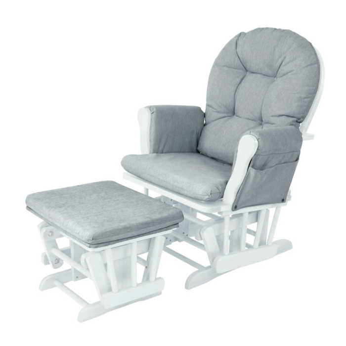 babylo milan glider chair and footstool