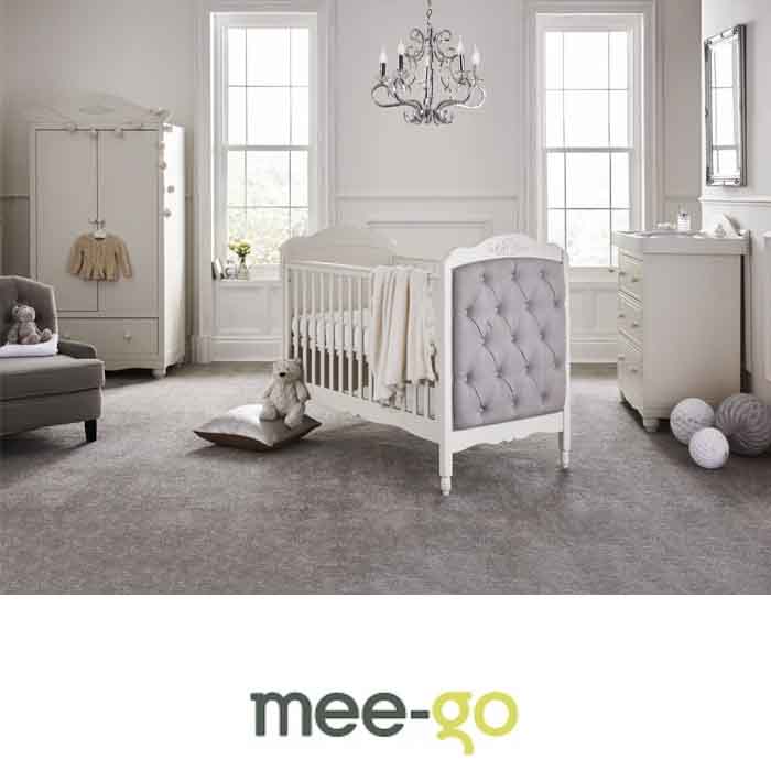 Mee-Go Epernay Cot Bed 5 Piece Nursery Furniture Set With Deluxe 4inch Foam Mattress