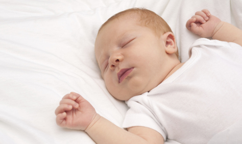 Young baby asleep