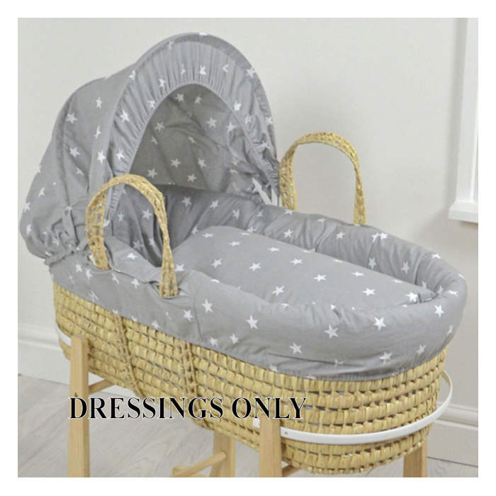moses basket dressing set