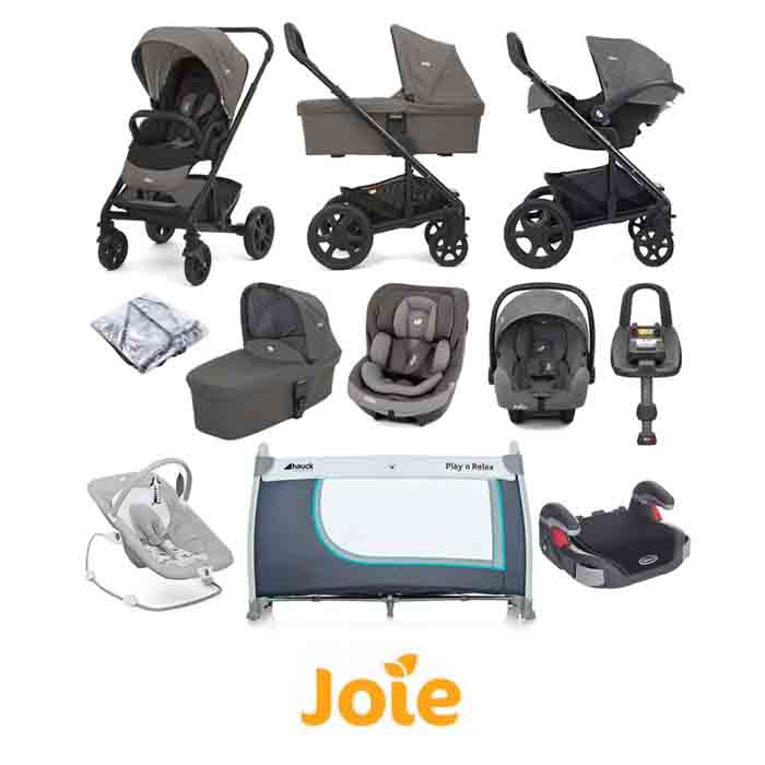 Joie Chrome Trio (iSnug & iVenture) Everything You Need Travel System