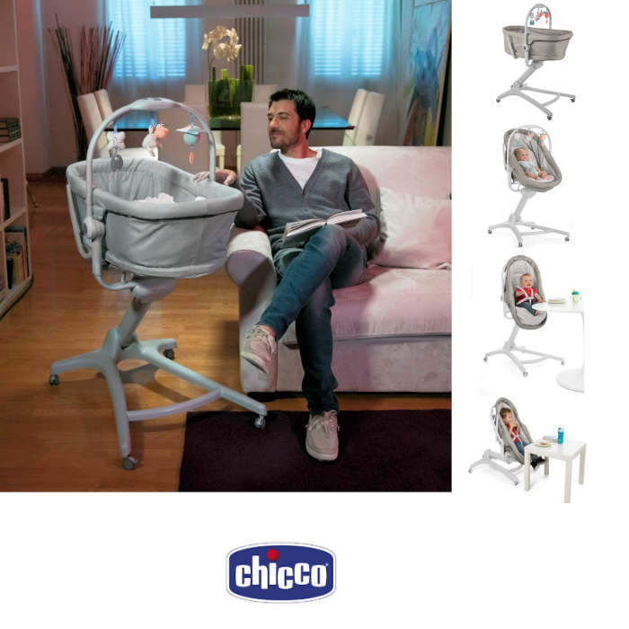 Chicco 4in1 Baby Hug Crib / Seat Legend