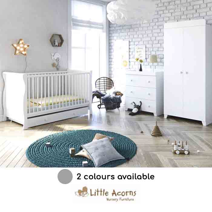Little Acorns Sleigh 6 Piece Nursery Room Set 2024 kalamaja.ee
