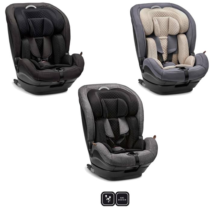ABC Design Aspen Group 1/2/3 i-Size Car Seat - 3 Colours