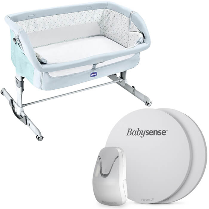 Chicco Next2Me Dream & Babysense 7 Breathing Monitor Bundle