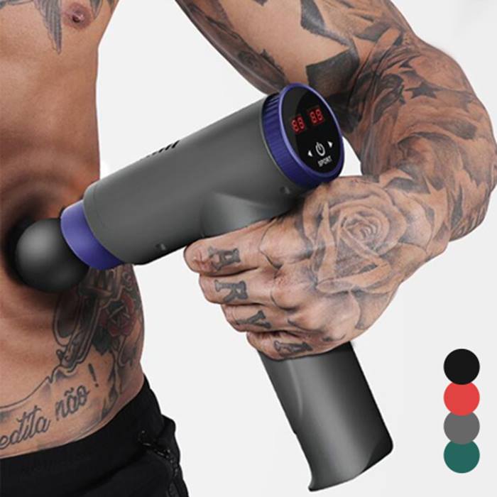 Electric VibrationTherapy Massage Gun in 4 Colours 2000mAh or 2400mAh