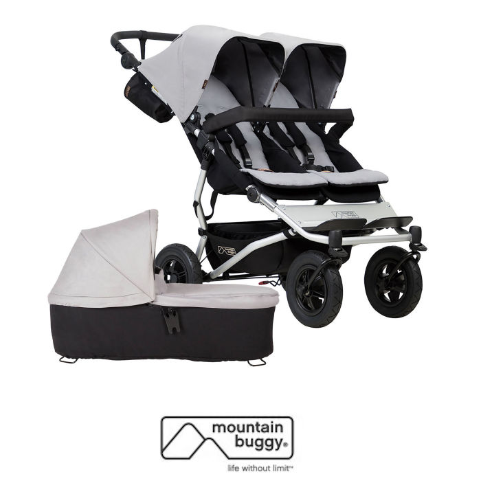 mountain buggy duet silver