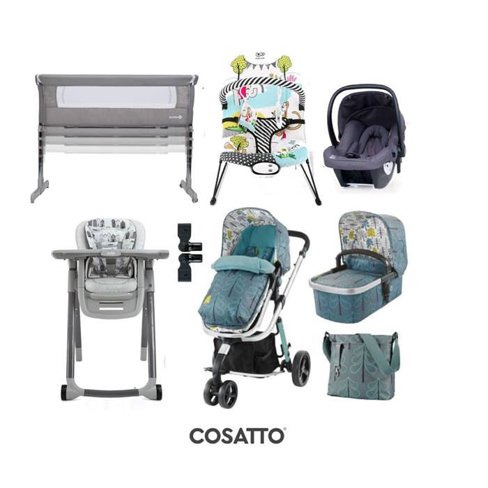 Cosatto Giggle 2 Everything You Need Bundle - Fjord/Grey