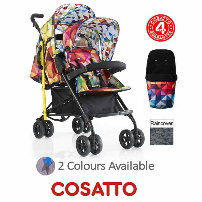 cosatto shuffle double stroller