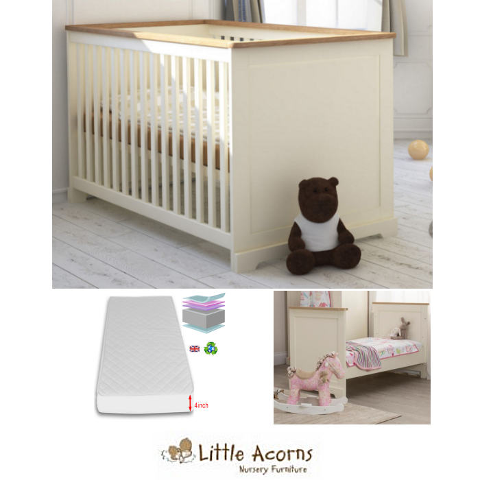 ivory cot bed