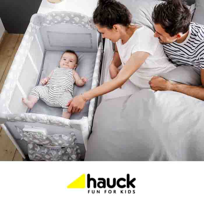 hauck bedside crib