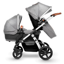 single pram that converts to double