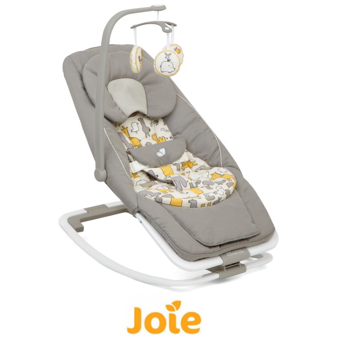 Joie Mothercare Dreamer Wisp 2in1 Baby Rocker & Bouncer Urban Safari