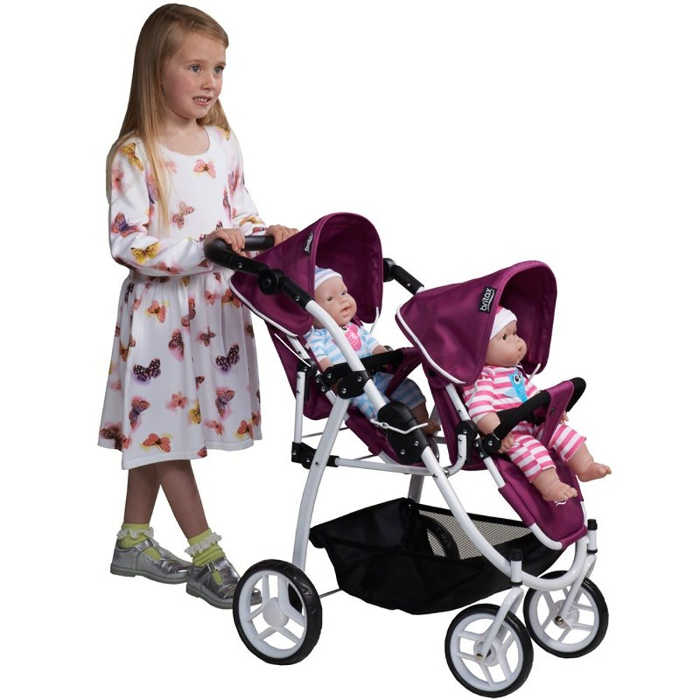 pink pushchair from birth