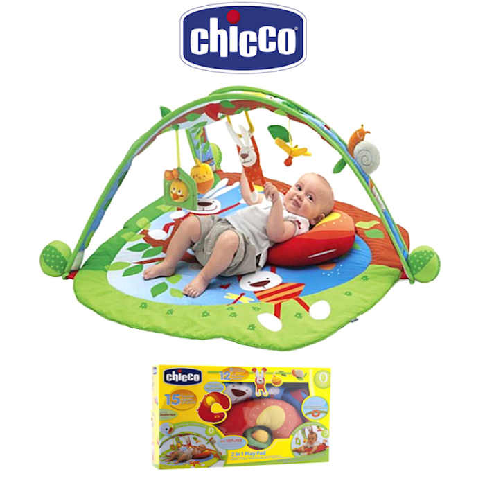 Chicco 2 in 1 Playpad Play Mat Gym With Baby Pillow