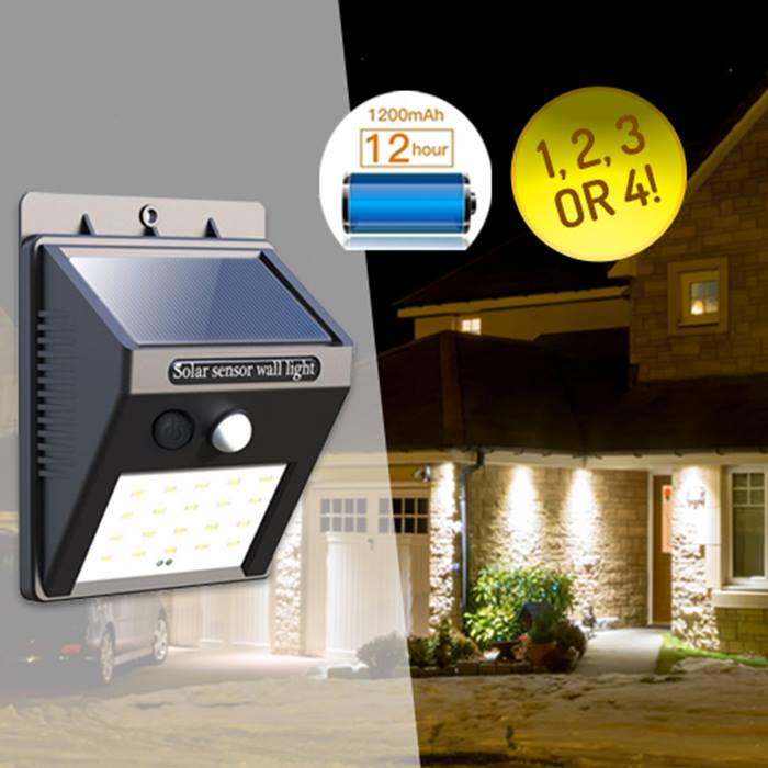 Outdoor Garden Security Lights - 1-4 Lights
