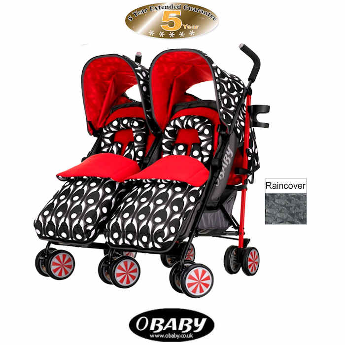 o baby double stroller