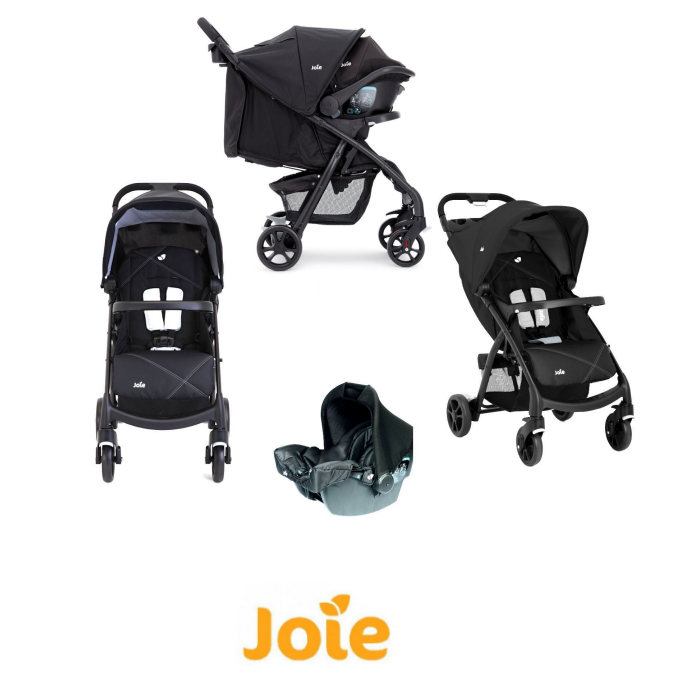 joie muze universal black travel system