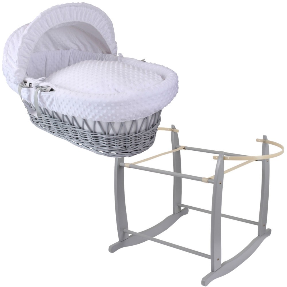 clair de lune rocking moses basket