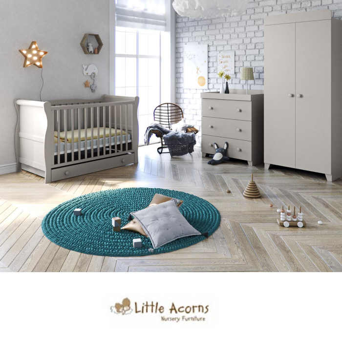 little acorns sleigh cot