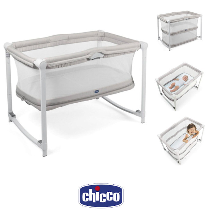 Chicco Zip & Go Travel Cot / Side Crib Glacial