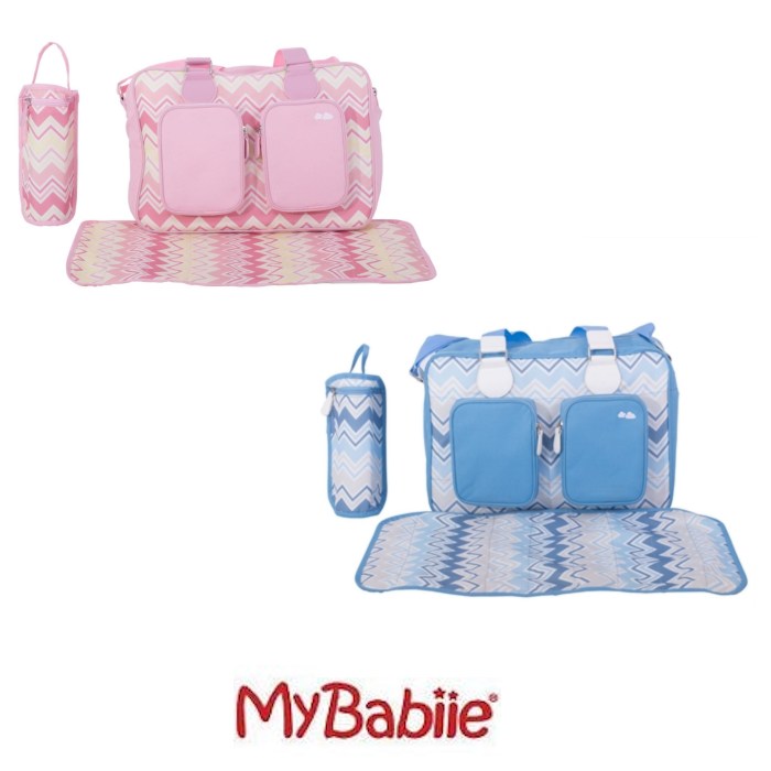 my babiie changing bag pink