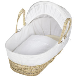 cuggl waffle moses basket with stand