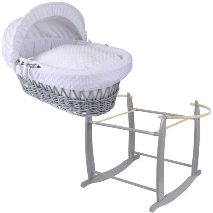 clair de lune rocking moses basket stand