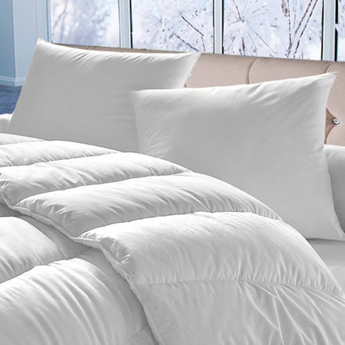 15 Tog Bounce Back Hypoallergenic Duvet with 4 Pillows 4 Sizes