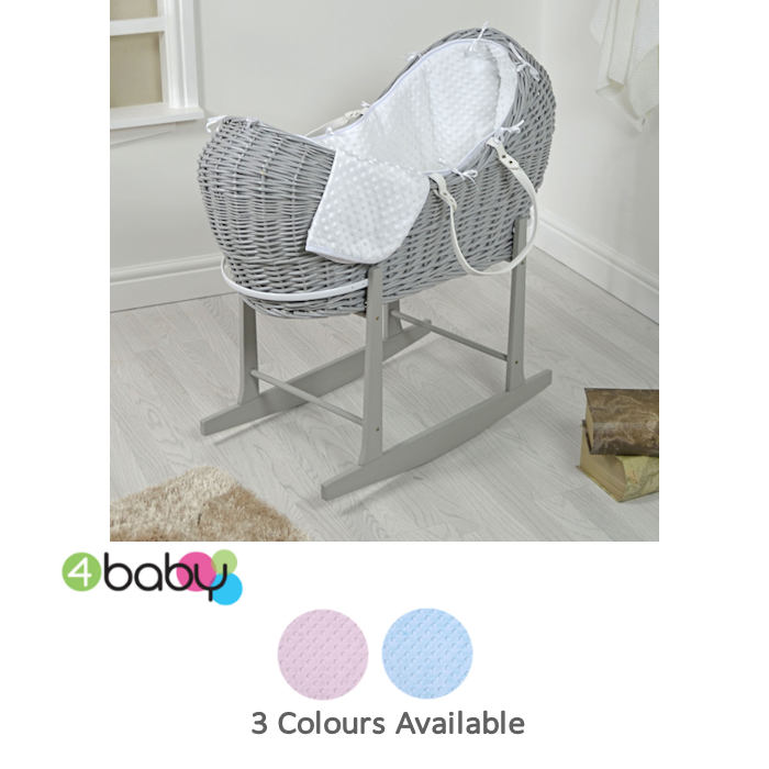 grey wicker snooze pod with stand