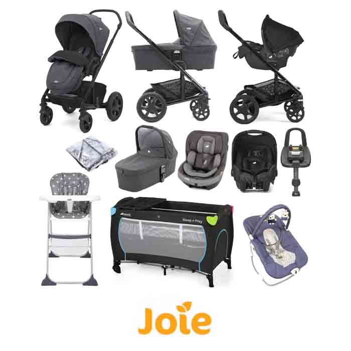 Joie Chrome Dlx I Venture Gemm Car Seat Everything You Need Travel System Bundle With Carrycot Isofix Base