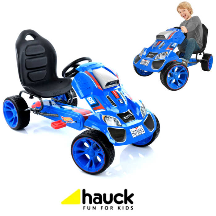 Hauck Hot Wheels XL Pedal Grow With Child GoKart (312yrs) Blue