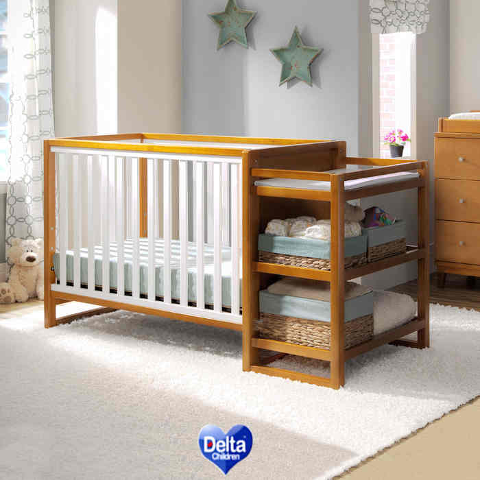 Delta Children Urban Cozy Cot + Mattress