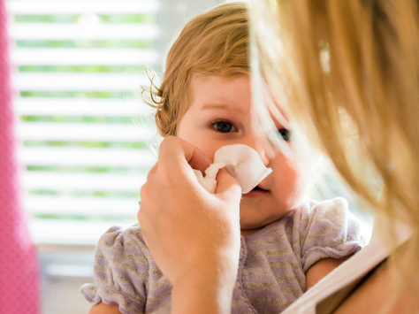 blocked nose baby nhs