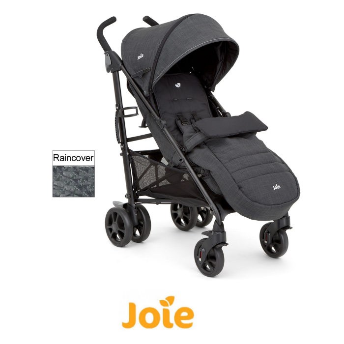 joie pushchair with footmuff