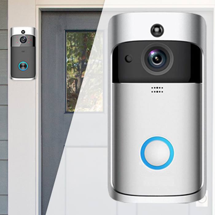 3in1 SmartphoneConnected Video Doorbell With 2 Colours